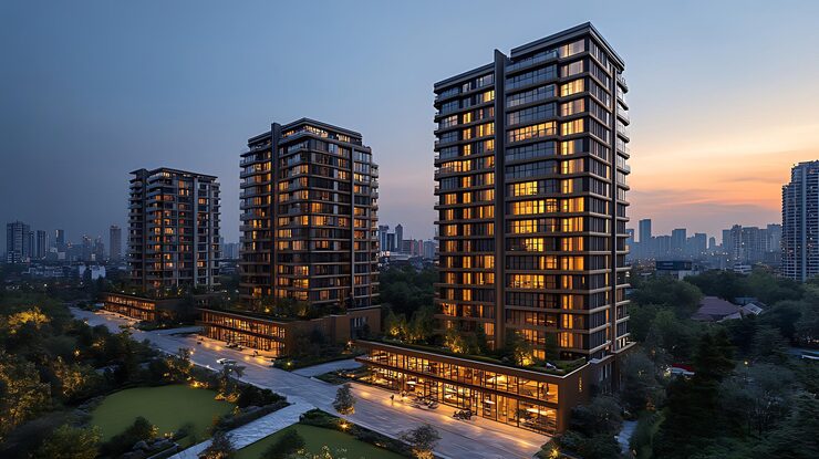 Casagrand Arcobaleno 4 BHK luxury ready to move apartments in R.K. Salai near Arumbakkam Chennai