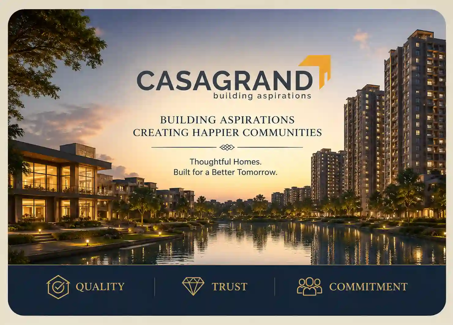 Casagrand Group logo - trusted developer of Kovilancheri projects in Chennai